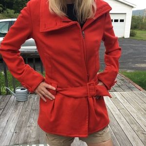 Red jacket